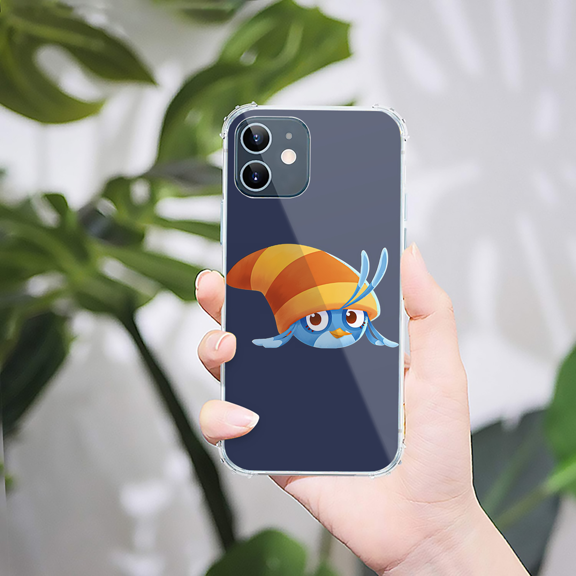 （画像用） Angry Birds アングリーバード 【iPhone 12シリーズ対応】透明スマホケース（クリアソフトケース）